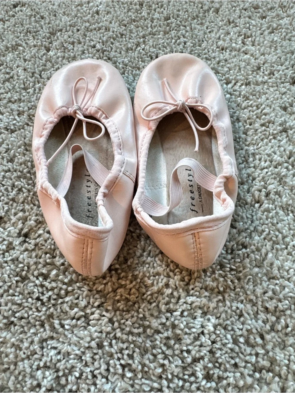 Freestyle Girls Ballet Shoes Bundle Size 11 Pink Black Dance Slippers Lot Flats